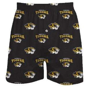  Missouri Tigers Mens Supreme Black Boxer Shorts: Sports 