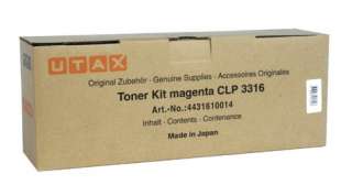 Orig. Utax Toner CLP 3316 magenta 4431610014 Gewähr 1  