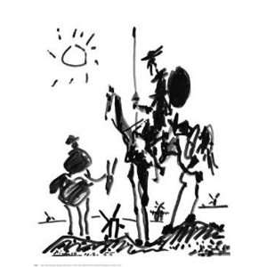  Don Quixote Finest LAMINATED Print Pablo Picasso 24x32 