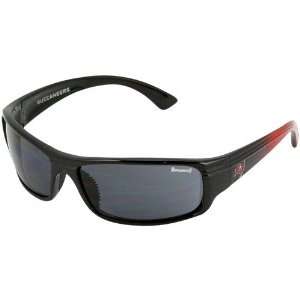   Bay Buccaneers Black Red Fade Block Sunglasses