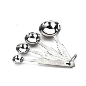   Piece Measuring Spoon Set   1/4, 1/2, 1 & 3 Teaspoon: Kitchen & Dining
