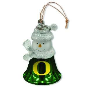  Pack of 3 NCAA Oregon Ducks Snowman Bell Christmas 