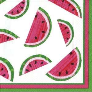  Watermelon Wedges Lunch Napkins