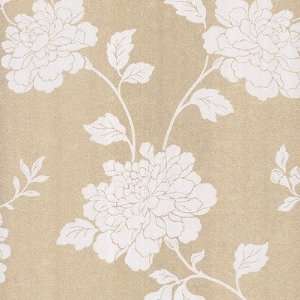 Salon Open Floral Trail Wallpaper in White 
