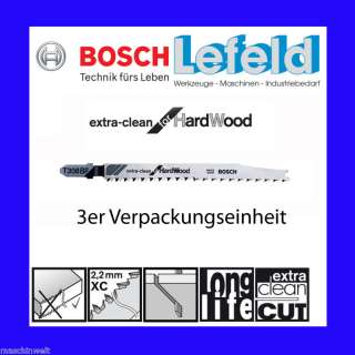 Bosch Stichsägeblätter T 308 BF 3 St. Extra Clean Wood  