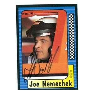  Joe Nemechek autographed Trading Card (Auto Racing) Maxx 