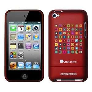  Geo Squared Brown on iPod Touch 4g Greatshield Case Electronics