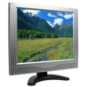  17 TFT LCD Flat Panel VGA Monitor w/Spks (Silver 