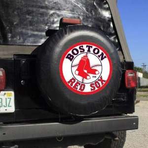  Boston Red Sox Black Logo Tire Cover: Sports & Outdoors