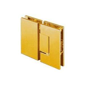   Gold Plated 180º Glass To Glass Standard Hinge