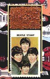 Beatles Cavern Club Brick Fragments and Stamp Display  