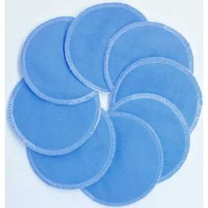NuAngel Designer Washable Nursing Pads 100% Cotton   Periwinkle Blue 