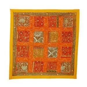 Charming Home Decor Wall Hanging Tapestry with Pretty Zari Embroidery 