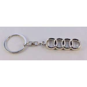  Audi Logo Zinc Alloy Key Chain Ring: Automotive