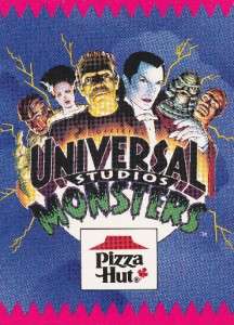 1992 Pizza Hut Universal Studios Monsters Promo Card  