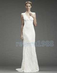 Elegant Lace Wedding Dresses Fashion Bridal Gown Custom  