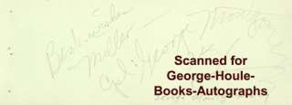 signed and inscribed best wishes millard george montgomery