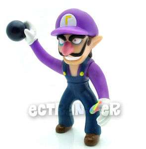 Super Mario 4WALUIGI Poseable Action Figure Doll/MS225  