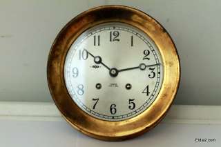 Chelsea brass Ships Bell clock  