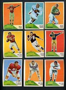   Fleer Football LOT OF 28 different mostly better grade card  