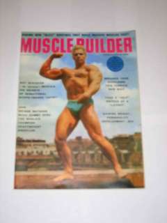 Muscle Builder Magazine October 1960 Jack Delinger  