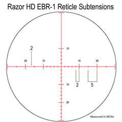   20x50 Riflescope with EBR 1 Reticle (MOA) RZR550 875874002104  