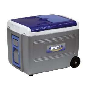Ezetil Thermoelectric Kuehlbox E 40 RollCooler 12/230 V, silber/blau 