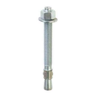   in. x 5 1/2 in. SteelHex Nut Head Solid Concrete Wedge Anchors 25 Pack