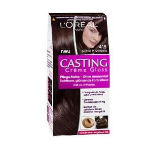 Oréal Paris Casting Crème Gloss Pflege Haarfarbe, 415 Kühle 