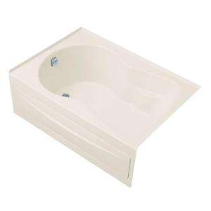 KOHLER Synchrony 6 Ft. Bath, Reversible Drain in White K 1195 LA 0 at 