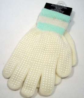 Girls Boys Kids PVC Dots Magic Stretch Gripper Gloves  
