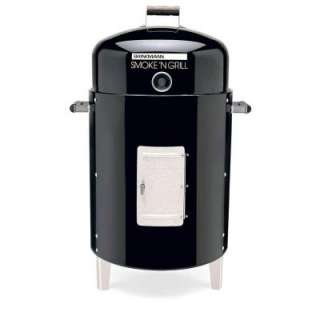 BrinkmannSmoke N Grill Charcoal Smoker and Grill