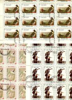 Haiti Birds 40 different stamps set. Lot of 100 sets  