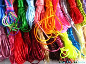   Rolls Wholesale Mixed Chinese Knot Jewelery Cords Nylon NF 2mm  
