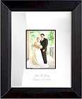  Wedding Guest Book Signature Picture Frame w/ Engraving Scribe Pen