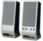 Altec Lansing VS2320 2 Piece Powered Speaker System (Silver/Black) at 