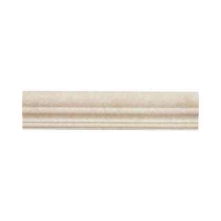  Court Creama Cap Molding 2 5/8 in. x 12 in. Marble Wall Accent Trim 