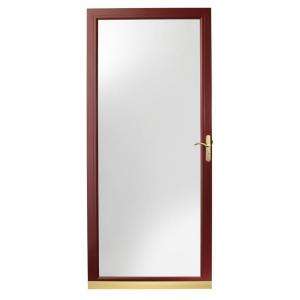   Full View Storm Door with Brass Hardware 3FVB 36WB 