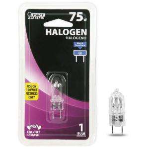 Feit Electric 75 Watt G8 Halogen Light Bulb BPQ75/G8 at The Home Depot
