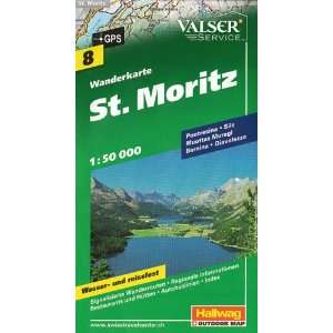St. Moritz 1  50 000 Wanderkarte  Hallwag Bücher
