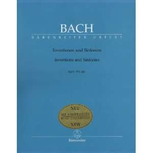   und Sinfonien. BWV 772 801  Johann Sebastian Bach Bücher