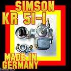 Original Simson Schwalbe KR 51/1 Bing Vergaser 17/15/11