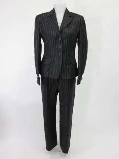 PAUL SMITH Black Pinstripe Wool Jacket Pants Suit Sz 42  