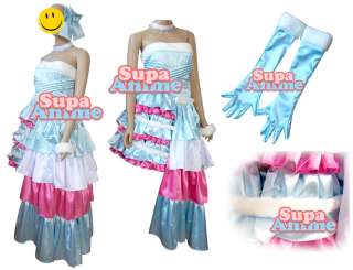 Cosplay Kirarin Revolution Costume Karari Blue Dress★  