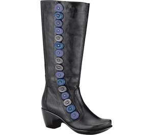 NAOT Womens Exotic Tall Boots Black Leather 90059 NP3  
