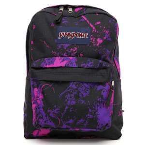 Jansport SUPER BREAK Backpack JS 43501J7YB Black Purple  