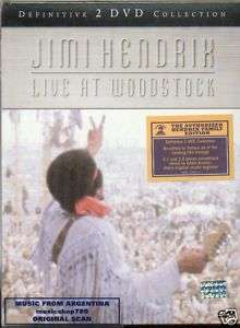 DVD SET JIMI HENDRIX LIVE AT WOODSTOCK NEW 2010  