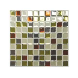 Smart Tiles 9.85 in. x 9.85 in. Idaho Mosaic Adhesive Backsplashes (1 