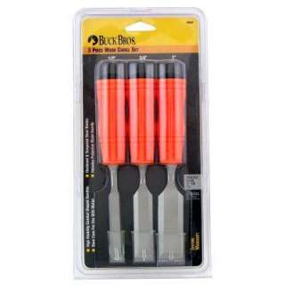 Buck Bros. 3 Piece Economy Wood Chisel Set 40601 at The Home Depot 