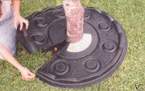 Landscape Tree Protector 38Dia. Scalloped Mat/Ring/Weed Barrier 